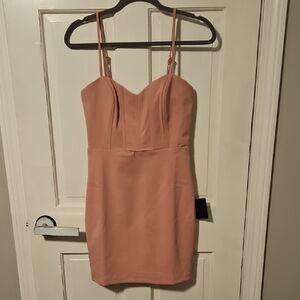 Lulu's Blush Pink Mini Dress